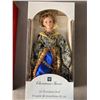 Image 2 : 2 New Beautiful Porcelain Collector Dolls Still in Boxes.