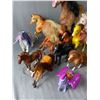 Image 2 : Large Lot of Various Sized Toy Horses.