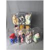 Image 1 : Lot of 10 Collectible Beani Babies. With Tags and in Acrylic Holders