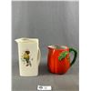 Image 2 : 5 Vintage Collectible Water Pitchers Including Carleton Ware