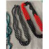 Image 3 : 5 Beaded Costume Jewelry Necklaces.& 1 Bracelet.