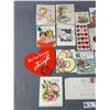 Image 2 : Lot of Vintage Birthday, Valentine Cards
