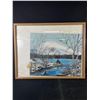 Image 2 : Lot of 3 Vintage Paintings/Prints in Frames From Local Estate.  NO SHIPPING