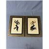 Image 4 : Lot of Vintage Chalkware Dancers Wall Hangings