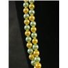 Image 2 : Beautiful Green and Orange Beaded Necklace