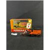 Image 1 : New In Box. 1931 Hawkeye Home Hardware 1:24 Scale Die Cast Collectible Piggy Bank Truck Plus Horse P