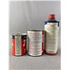 Image 2 : Vintage Garage Tins - Motomaster, Spotoil (Full) & Dupont (w/Contents)