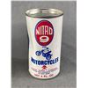 Image 2 : Vintage Garage Tins - 1 Gallon Co-Op Oil & Full 4 Fl. Oz.  Nitro 9 Motorcycles