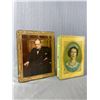 Image 2 : 3 Vintage Kitchen Tins w/Lids From The U.K.- 9.5" x 6.5" x 1.5" Queen Elizabeth II, 8" x 10" x 2" Ch