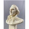 Image 3 : 5"H Vintage Solid Bust Of Thomas Jefferson 3rd President.