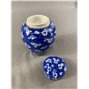Image 2 : Pretty 6"H Asian Blossoms Designed Ceramic Ginger Jar w/ Double Sealed Lids