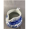 Image 2 : Very Nice 6.5" H Blue & White Floral Designed Pitcher/Jug