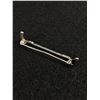 Image 2 : Vintage Sterling Silver w/ Markasite Stone Brooch Marked 925