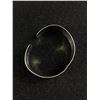 Image 2 : Sterling Silver Hand Engraved  Cuff Bangle, Small Wrist Size, Marked Sterling, J.S. - C