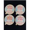 Image 2 : 4 Vintage Dixie Icecream Cup (Movie Stars) Tops