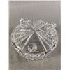 Image 8 : Beautiful Pinwheel Crystal Lot - 10"H Vase & 2 Footed Candy Dishes Approx. 5.75" & 5.5" Diam