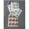 Image 2 : Various Sheet Of 4 - 12 Unused Vintage Canada Stamps