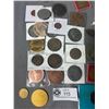 Image 2 : Interesting Lot Of Various Vintage Coins,Tokens & City Dollar Tokens