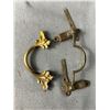 Image 2 : 4 Pcs of Antique Brass Door Hardware