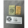 Image 2 : 2 Early Transport Tickets/ BC Electric + North Van City Earrings