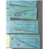 Image 2 : 10 Vintage 1920 - 1950s Cancelled Carqes