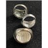 Image 2 : 3 Chunky Silver Rings