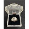 Image 1 : Exquisite White Gold Plate Simulated Diamond Ring