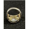 Image 3 : Exquisite White Gold Plate Simulated Diamond Ring