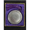 Image 1 : 2" Diam. Djer-Kiss Antique Victorian Silver Compact In Original Box