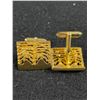 Image 2 : Old Gold Plated Cuff Link Lot
