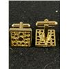 Image 4 : Old Gold Plated Cuff Link Lot