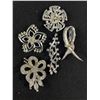 Image 2 : Assortment Of Vintage Rhinestone Brooches