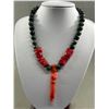 Image 2 : Fabulous Large Vintage Genuine Coral 18" L Necklace w/3" Pendant