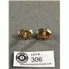 Image 2 : 10K Gold Plate Genuine Jade Cuff Links