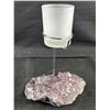 Image 3 : Amethyst Cluster Candle Holder Brazil (Retails $300) & Sodalite Specimen (Retails $180)