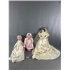 Image 1 : Vintage Porcelaine Dolls - Ashton Drake Bride "Elizabeth", "Sugar Lump" w/Bisque Head/Hands & Ashton
