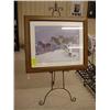 Image 1 : Wolf Print w/ Easel