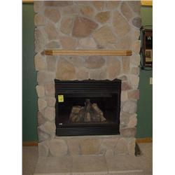 Napoleon BGD 42N-P Fireplace Oak Mantel Splitface Buckeye Stone & Hearth Stones