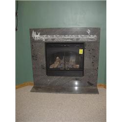 Napoleon BGD 36NTR Fireplace w/ Etched Granite Surrond & Hearth