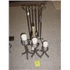 Image 1 : Fireplace tools and Candle set