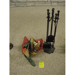 Fireplace tools and Misc.