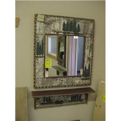 Mirror and Shelf
