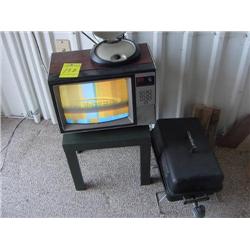 TV  tabletop gas grill