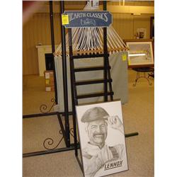 Display rack w/ Lennox Picture