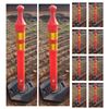 Image 2 : Qty 10 Orange Delineator Posts with Base (Y)