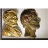 Image 1 : 2-7" X  5" BUSTS OF ABRAHAM LINCOLN: ONE IS PRETTY