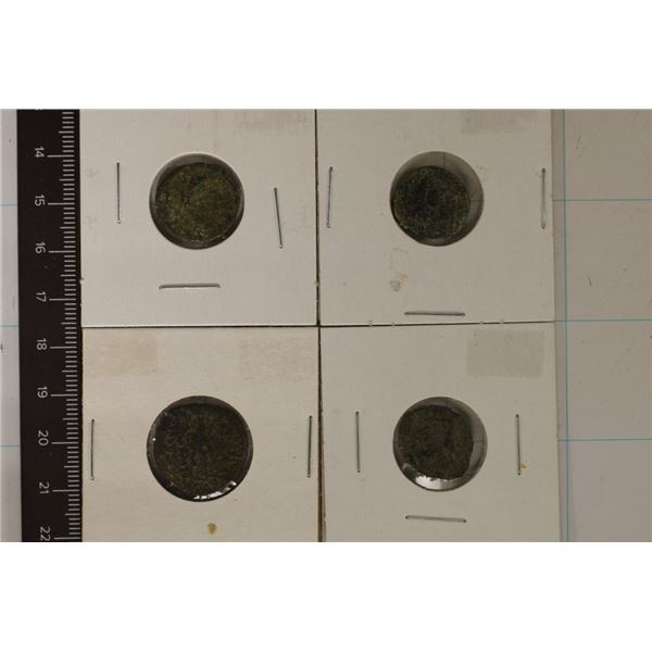 4 ROMAN ANCIENT COINS