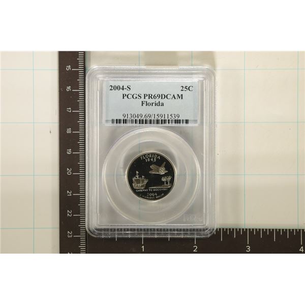 2004-S FLORIDA QUARTER PCGS PR69 DCAM