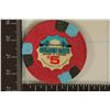 Image 2 : $5 GOLDEN GATE CASINO CHIP.. LAS VEGAS, NEVADA