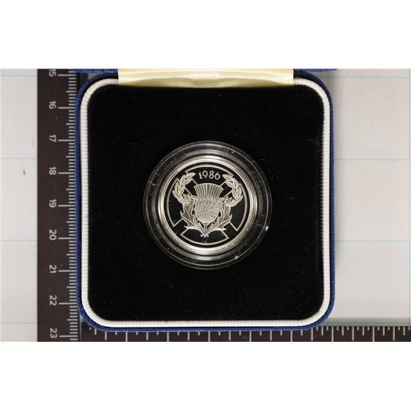 XIII COMMONWEALTH GAMES SCOTLAND 1986 SILVER 2